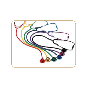 Ce/ISO genehmigte medizinisches Stethoskop farbigen Doppelkopf für Erwachsenen (MT01015002)